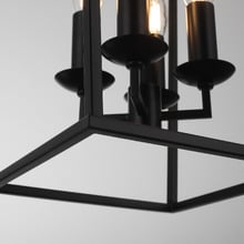 Panama Steel 4 Light Pendant